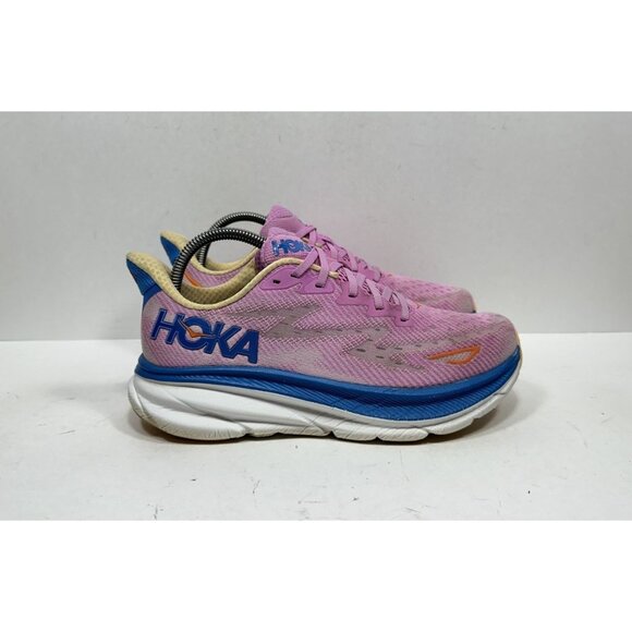 Hoka One One Clifton 9 Women's Size 8.5 B US 1127896 CSLC Pink Running Shoes - Picture 1 of 8